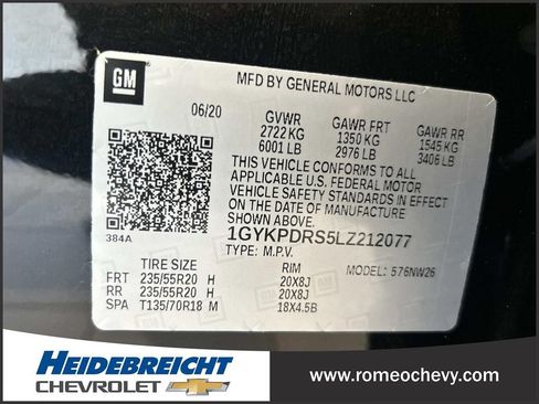 Certified 2020 Cadillac XT6 Premium Luxury AWD/4WD image 8
