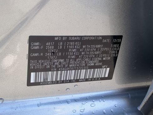 Certified 2026 Subaru Crosstrek 2.5i Wilderness image 32