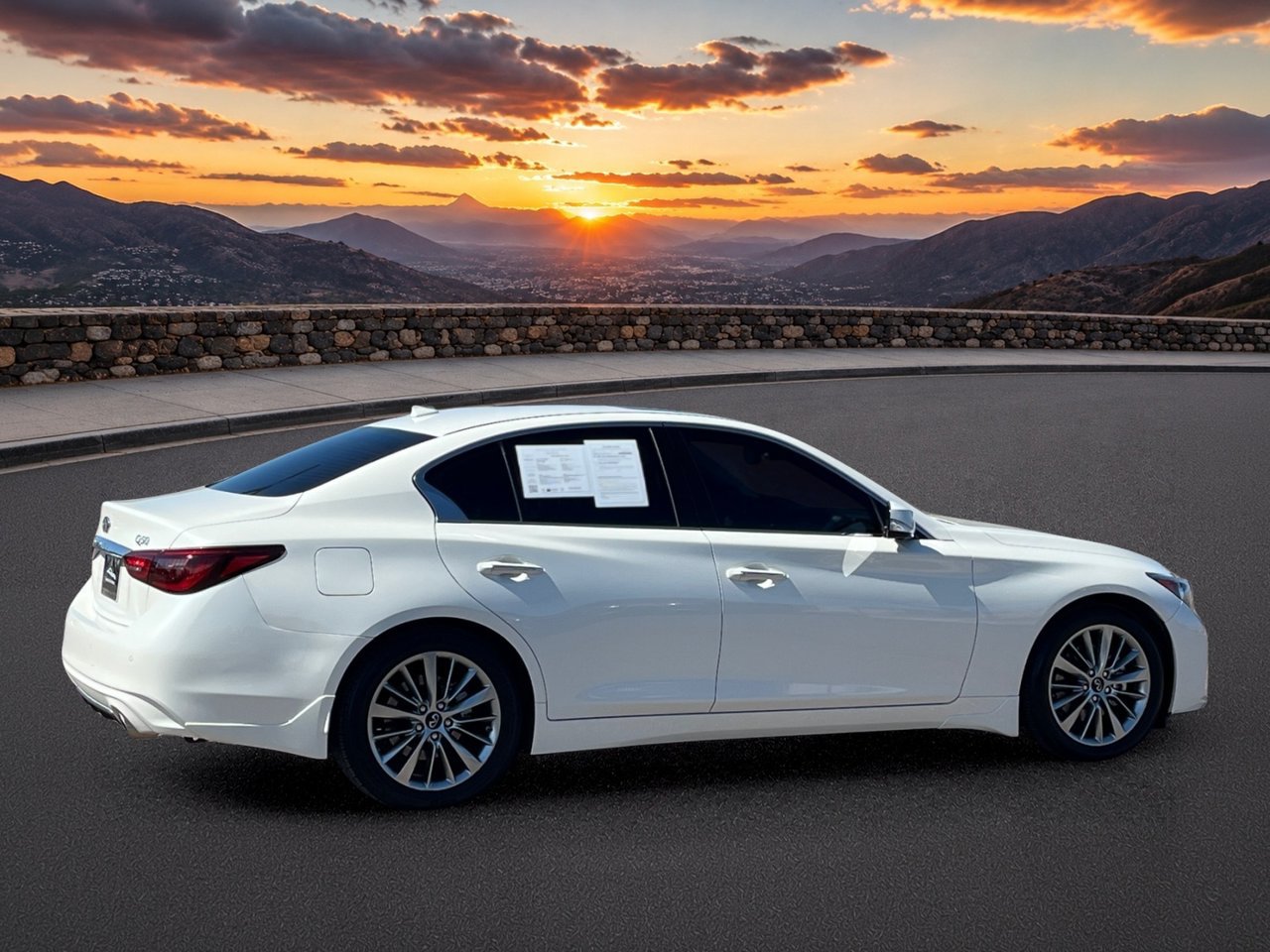 Certified 2023 INFINITI Q50 Luxe w/ Cargo Package RWD image 5