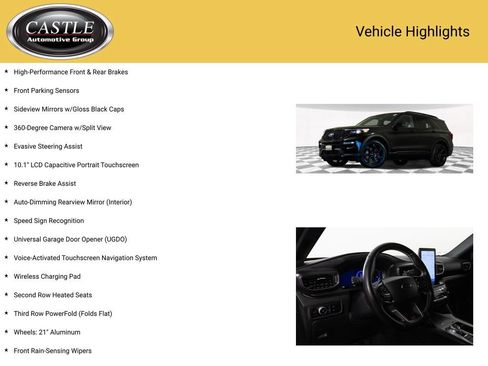 Used 2023 Ford Explorer ST w/ Equipment Group 401A AWD/4WD image 12