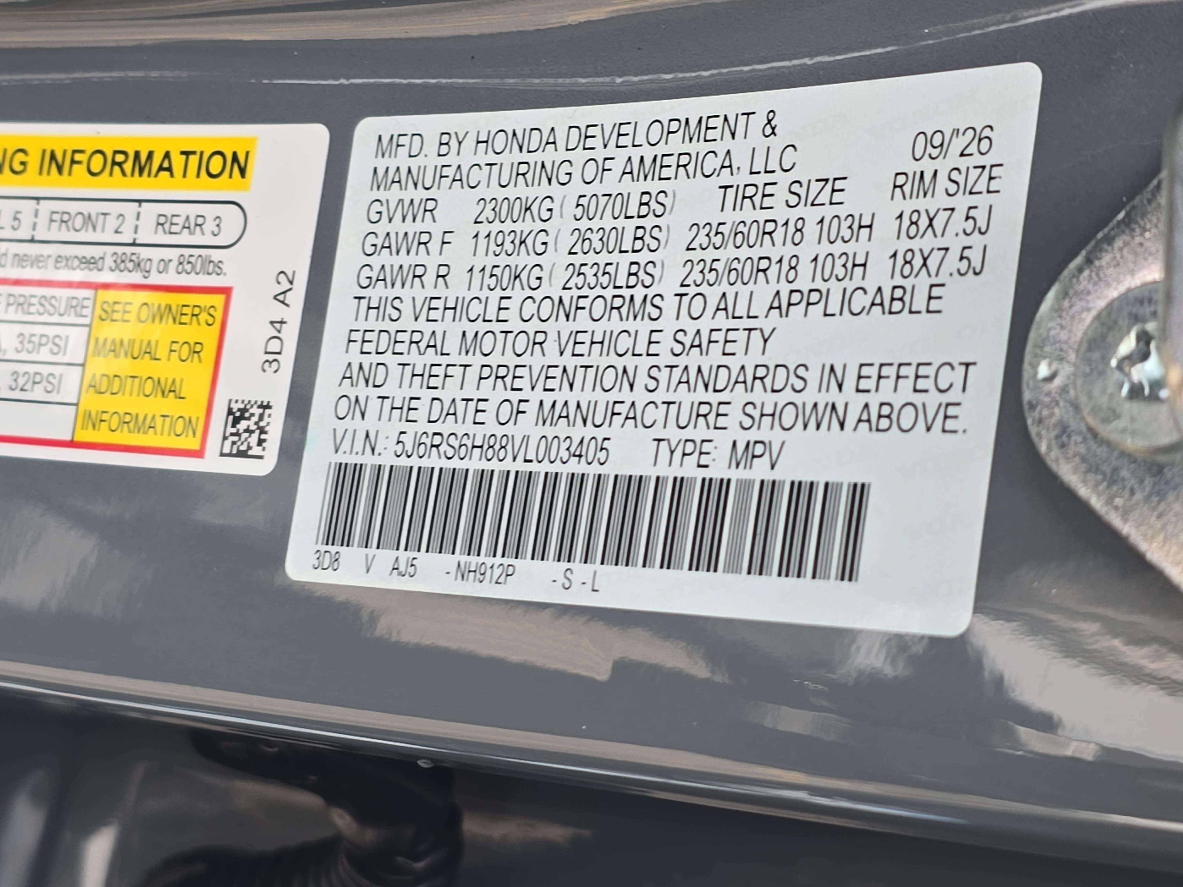 New 2027 Honda CR-V Sport-L image 36