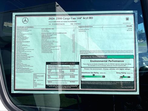 New 2026 Mercedes-Benz Sprinter 2500 image 19