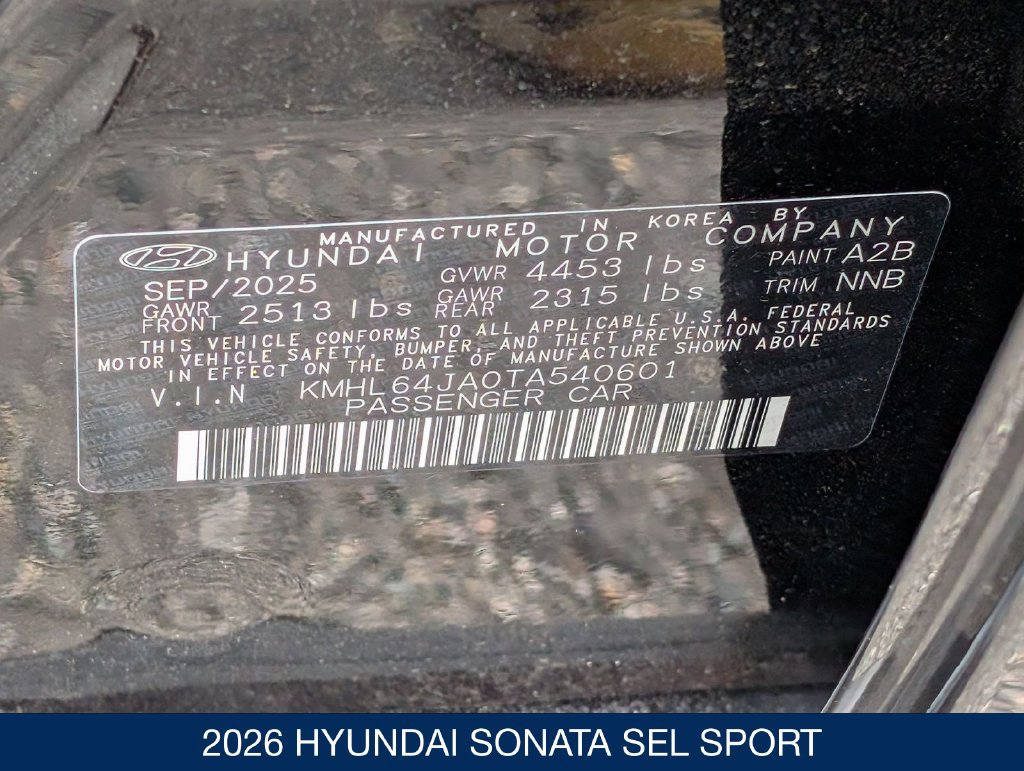 New 2026 Hyundai Sonata SEL FWD image 34
