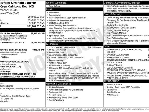 Used 2022 Chevrolet Silverado 2500 Custom w/ Custom Value Package AWD/4WD image 29