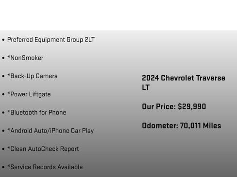 Used 2024 Chevrolet Traverse LT AWD/4WD image 6