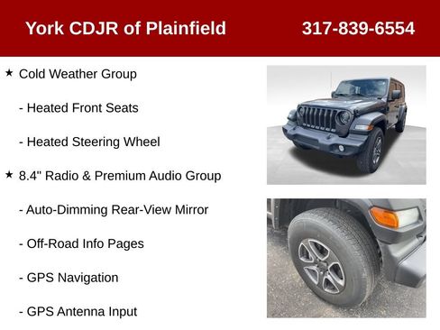 Used 2023 Jeep Wrangler Unlimited Sport AWD/4WD image 16