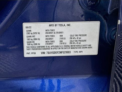 Used 2022 Tesla Model Y Performance image 34