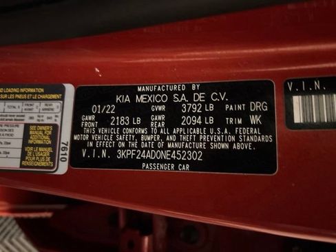Certified 2022 Kia Forte LXS FWD image 12