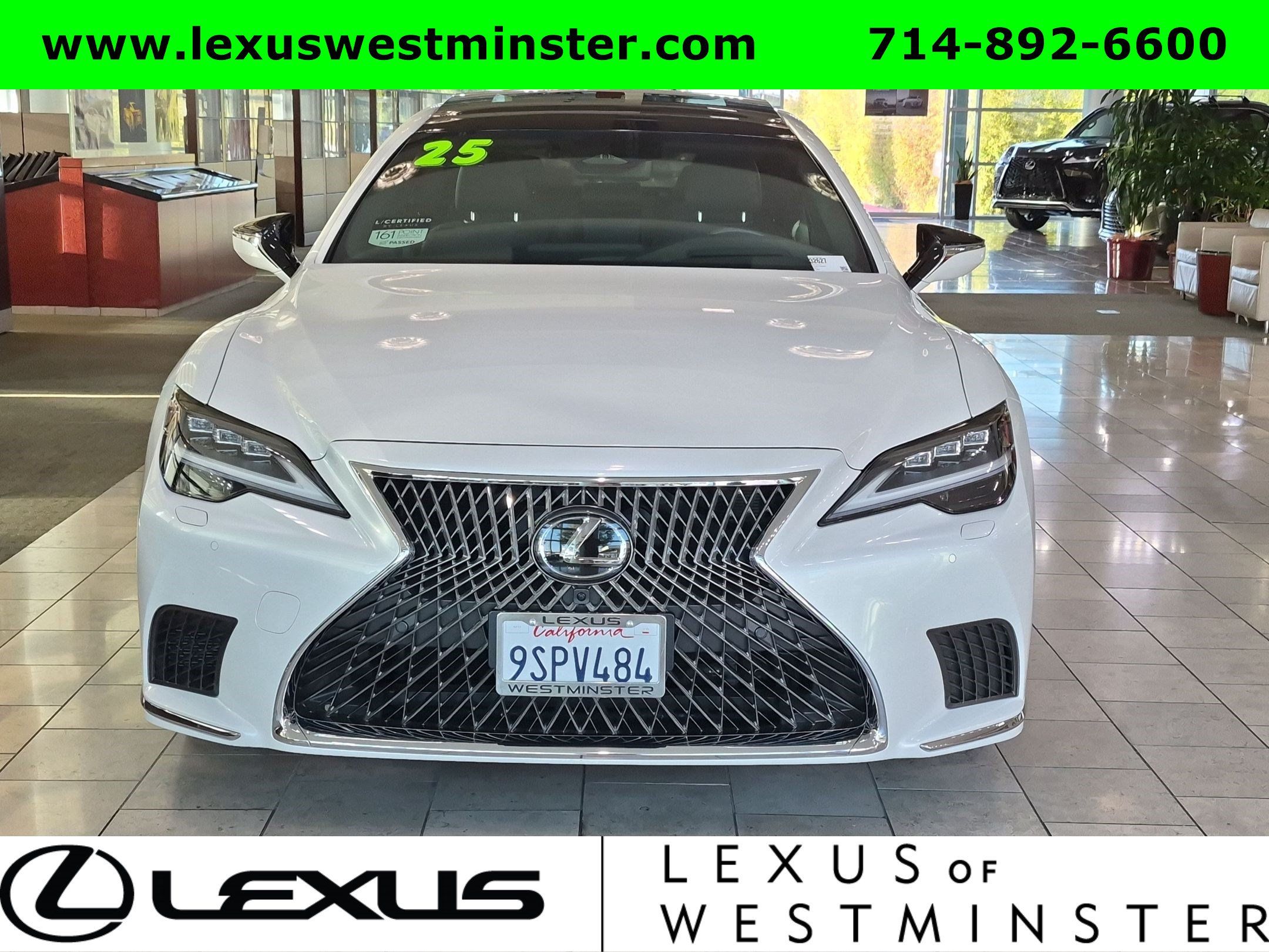 Certified 2025 Lexus LS 500 w/ Interior Upgrade Package RWD image 2