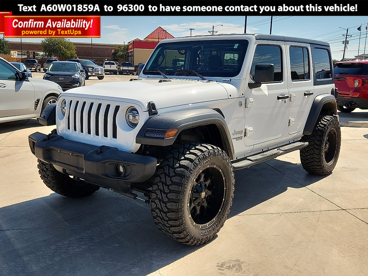 Used 2020 Jeep Wrangler Unlimited Sport S AWD/4WD image 1