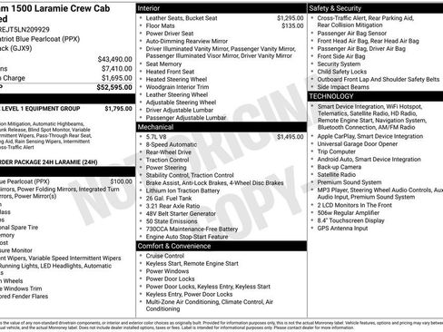 Used 2020 RAM 1500 Laramie RWD image 7