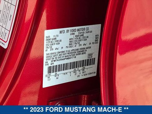 Certified 2023 Ford Mustang Mach-E Premium RWD image 24
