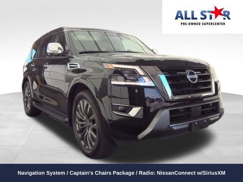 Used 2024 Nissan Armada Platinum w/ Captain's Chairs Package AWD/4WD image 1