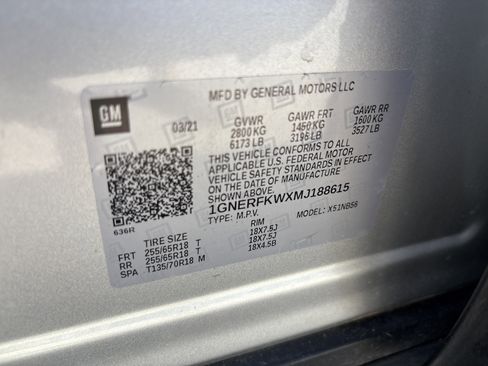 Used 2021 Chevrolet Traverse LS FWD image 37
