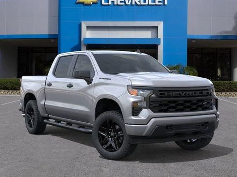 New 2026 Chevrolet Silverado 1500 Custom w/ Turbomax Blackout Package RWD image 8