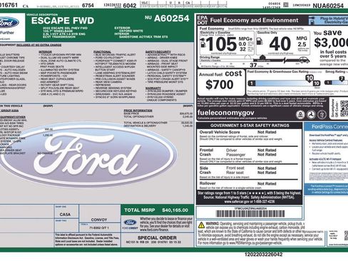 Used 2022 Ford Escape SEL w/ Technology Package image 39