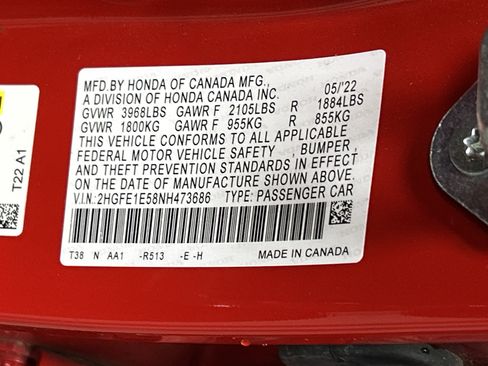 Used 2022 Honda Civic Si image 36