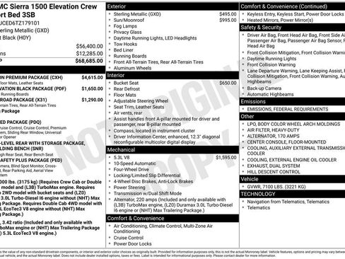 New 2026 GMC Sierra 1500 Elevation w/ Elevation Premium Package image 40