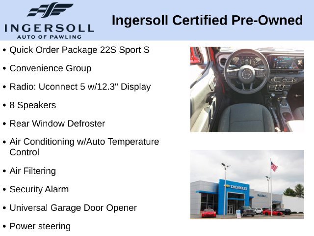 Used 2025 Jeep Wrangler Unlimited Sport AWD/4WD image 10