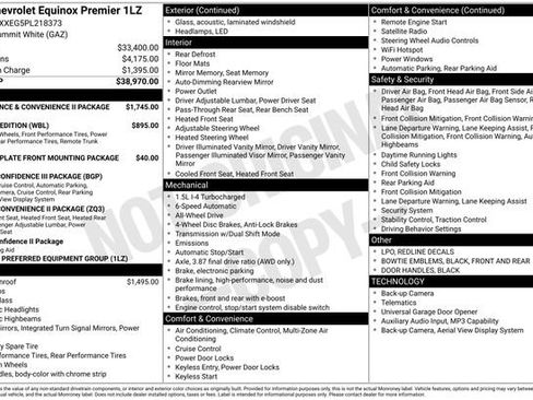 Certified 2023 Chevrolet Equinox Premier AWD/4WD image 40