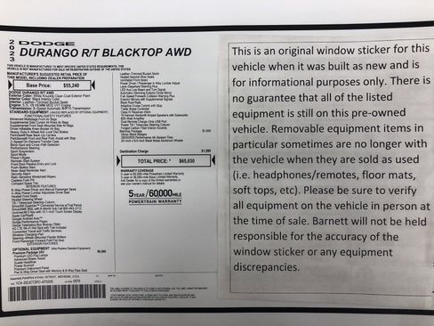 Used 2023 Dodge Durango R/T image 2