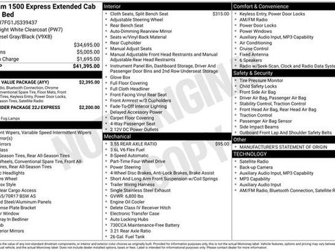 Used 2018 RAM 1500 Express w/ Express Value Package AWD/4WD image 16