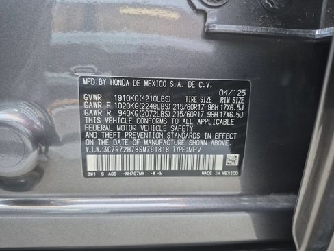 Used 2025 Honda HR-V EX-L image 34