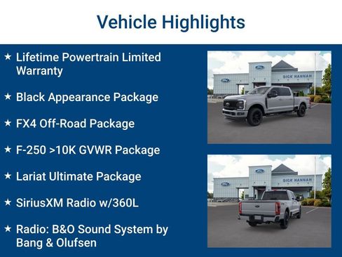 New 2025 Ford F250 Lariat w/ Lariat Ultimate Package image 3