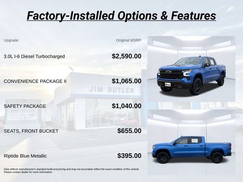 Used 2025 Chevrolet Silverado 1500 LT Trail Boss w/ Convenience Package II AWD/4WD image 3