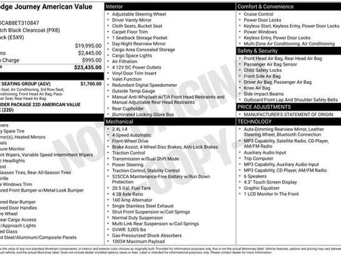 Used 2014 Dodge Journey American Value Package w/ Flexible Seating Group FWD image 2