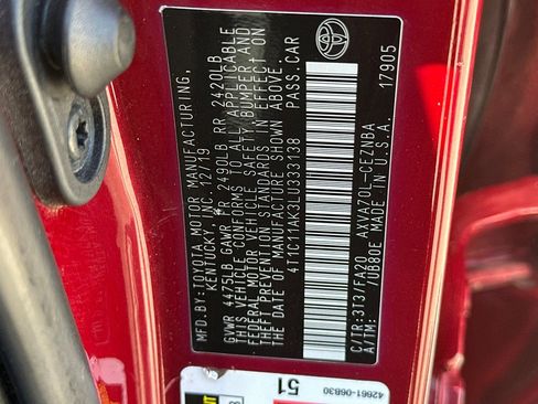 Used 2020 Toyota Camry LE FWD image 26