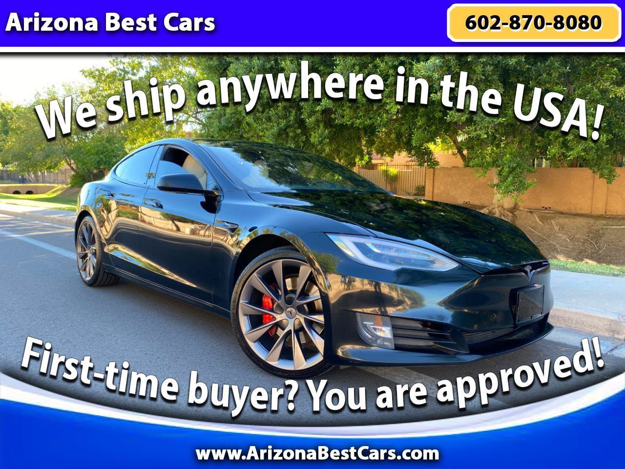 Used 2021 Tesla Model S Performance AWD/4WD image 1