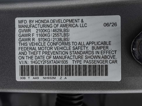 New 2026 Honda Accord Sport image 14