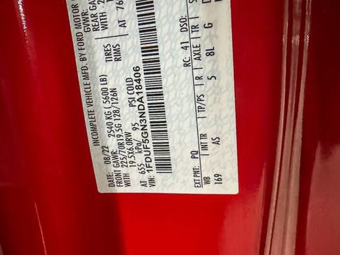 Used 2022 Ford F550 2WD Regular Cab Super Duty image 36