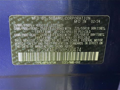 Certified 2024 Subaru Forester Sport image 32