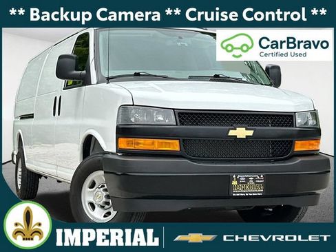 Certified 2025 Chevrolet Express 3500 Extended w/ Driver Convenience Package RWD image 1