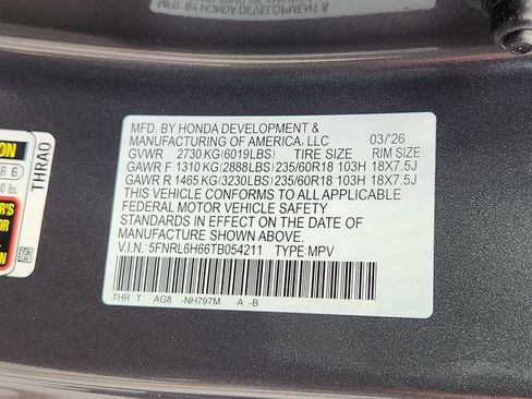Certified 2026 Honda Odyssey EX-L image 28
