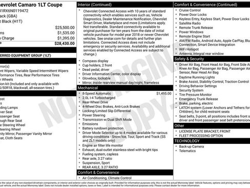 Certified 2022 Chevrolet Camaro LT image 33