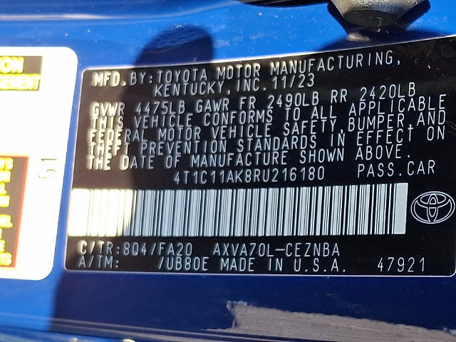 Used 2024 Toyota Camry LE FWD image 27