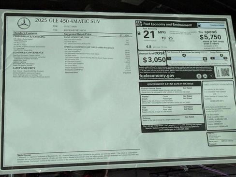New 2025 Mercedes-Benz GLE 450 4MATIC image 21