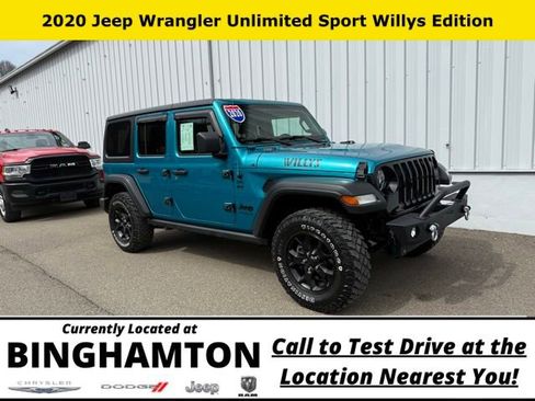 Used 2020 Jeep Wrangler Unlimited Sport image 1