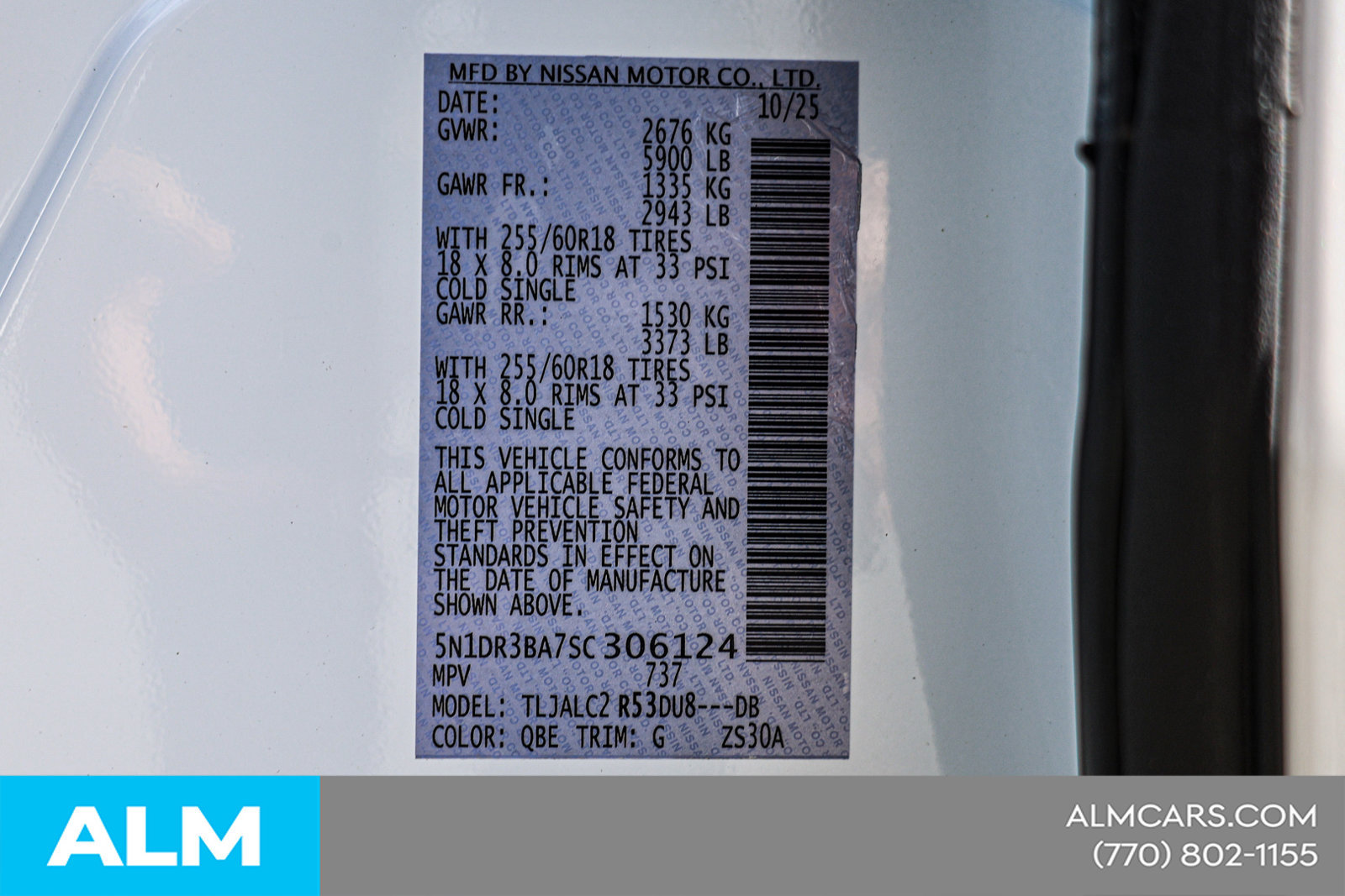 Certified 2025 Nissan Pathfinder SV FWD image 43