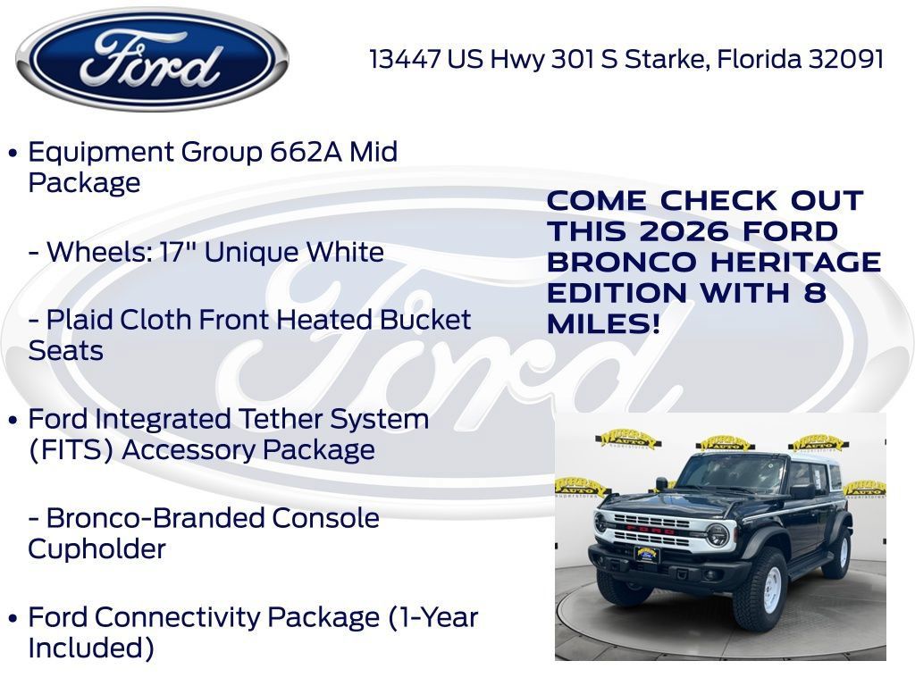 New 2026 Ford Bronco Heritage Edition AWD/4WD image 15