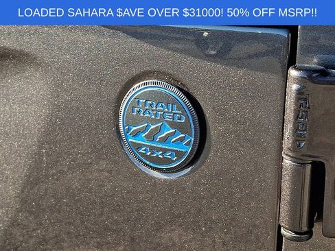 Used 2025 Jeep Wrangler Unlimited Sahara w/ Safety Group AWD/4WD image 32