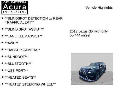 Used 2018 Lexus GX 460 Premium AWD/4WD image 8