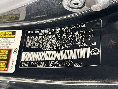 Certified 2025 Lexus ES 350 w/ Premium Package FWD image 29