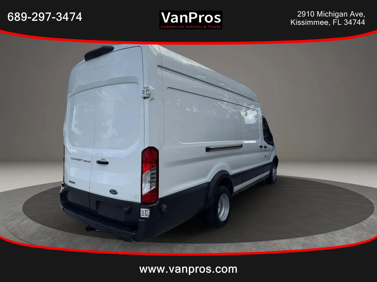 Used 2018 Ford Transit 350 148 High Roof Extended DRW RWD image 5