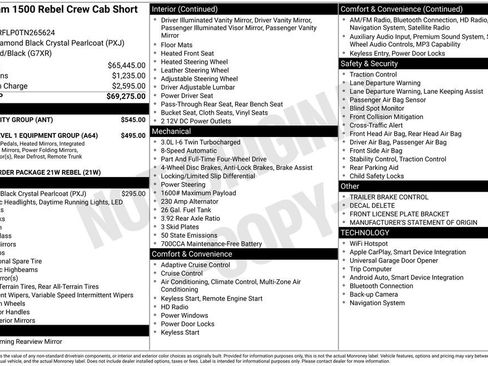Used 2026 RAM 1500 Rebel w/ Bed Utility Group AWD/4WD image 11
