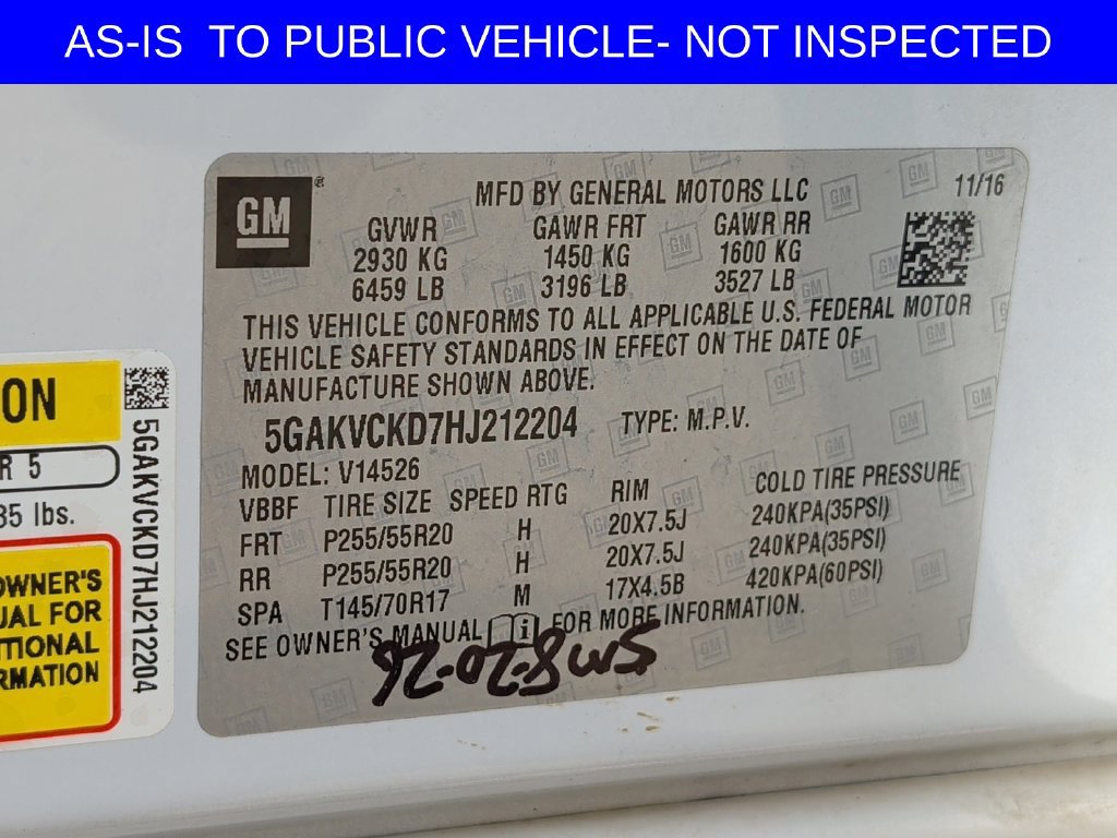Used 2017 Buick Enclave Premium w/ Experience Buick Package AWD/4WD image 40