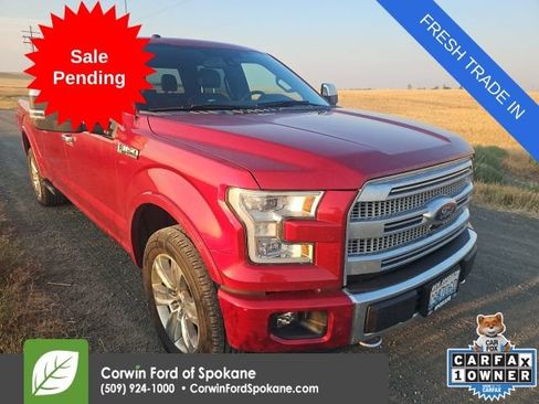 Used 2015 Ford F150 Platinum w/ Equipment Group 701A Luxury AWD/4WD image 1